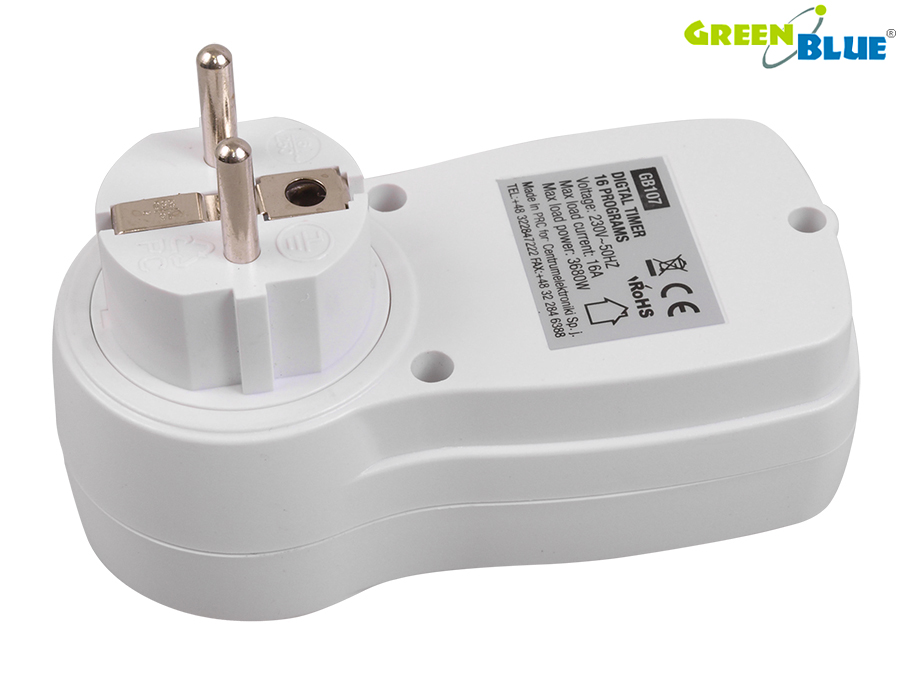 TIMER WYŁĄCZNIK WŁĄCZNIK CZASOWY PROGRAMATOR 3860W Model GB107