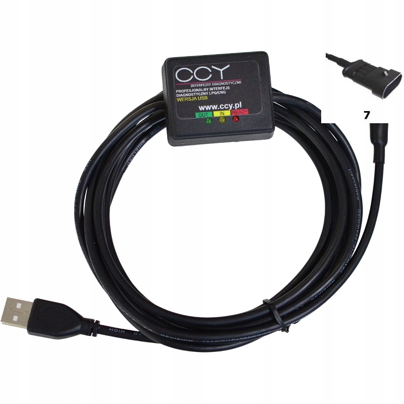 INTERFEJS DO GAZU LPG USB FTDI złącze DIGITRONIC