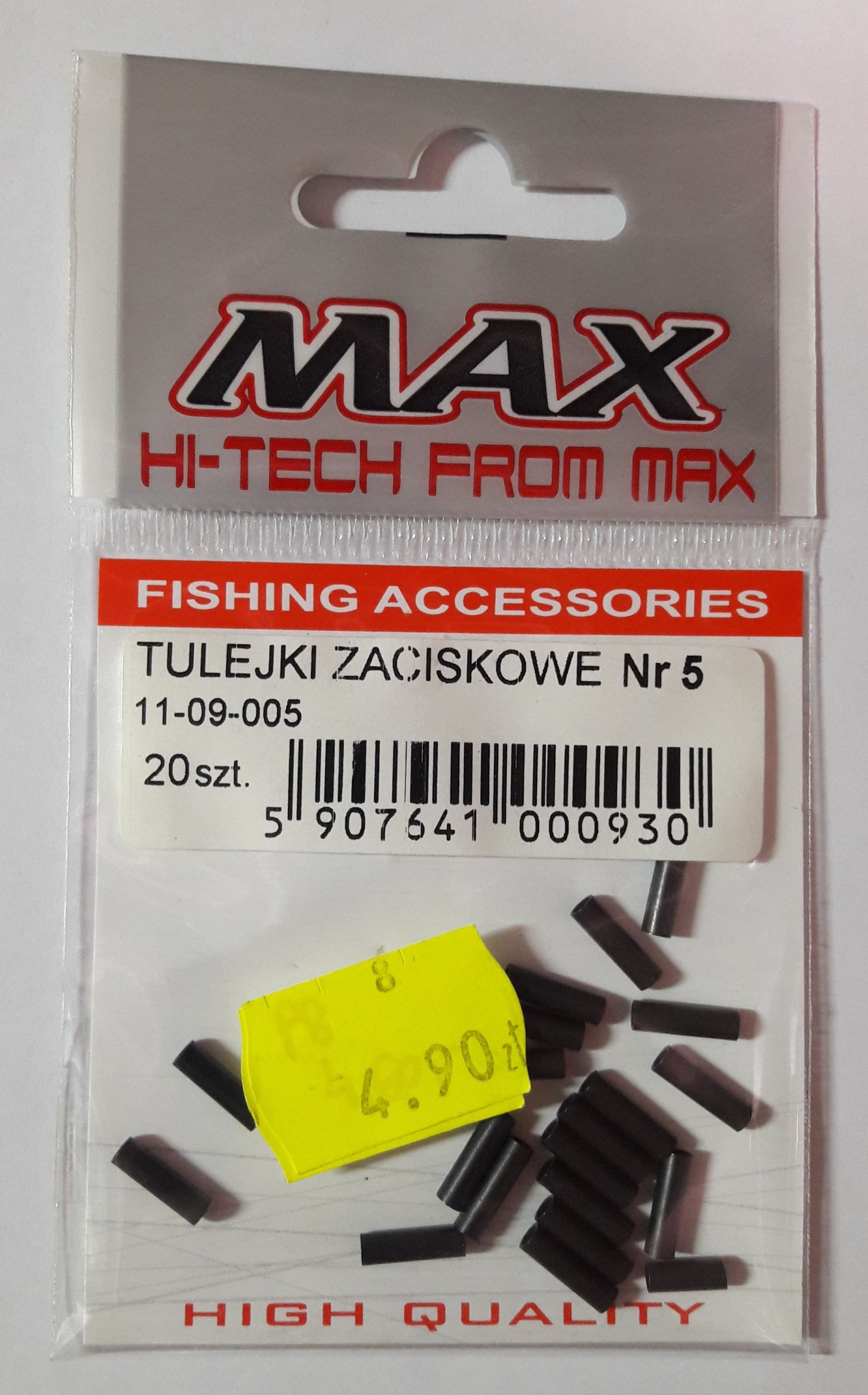 Tulejki zaciskowe – Max Fishing Team – roz. 5