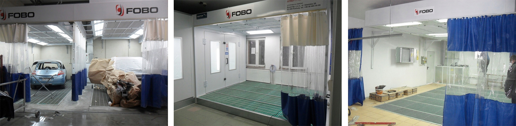 Kabina KOMORA strefa lakiernicza FOBO 920E Rodzaj filtr