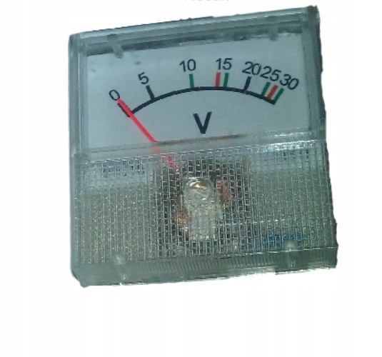 Woltomierz analogowy MINI Woltomierz 30V 4x4cm