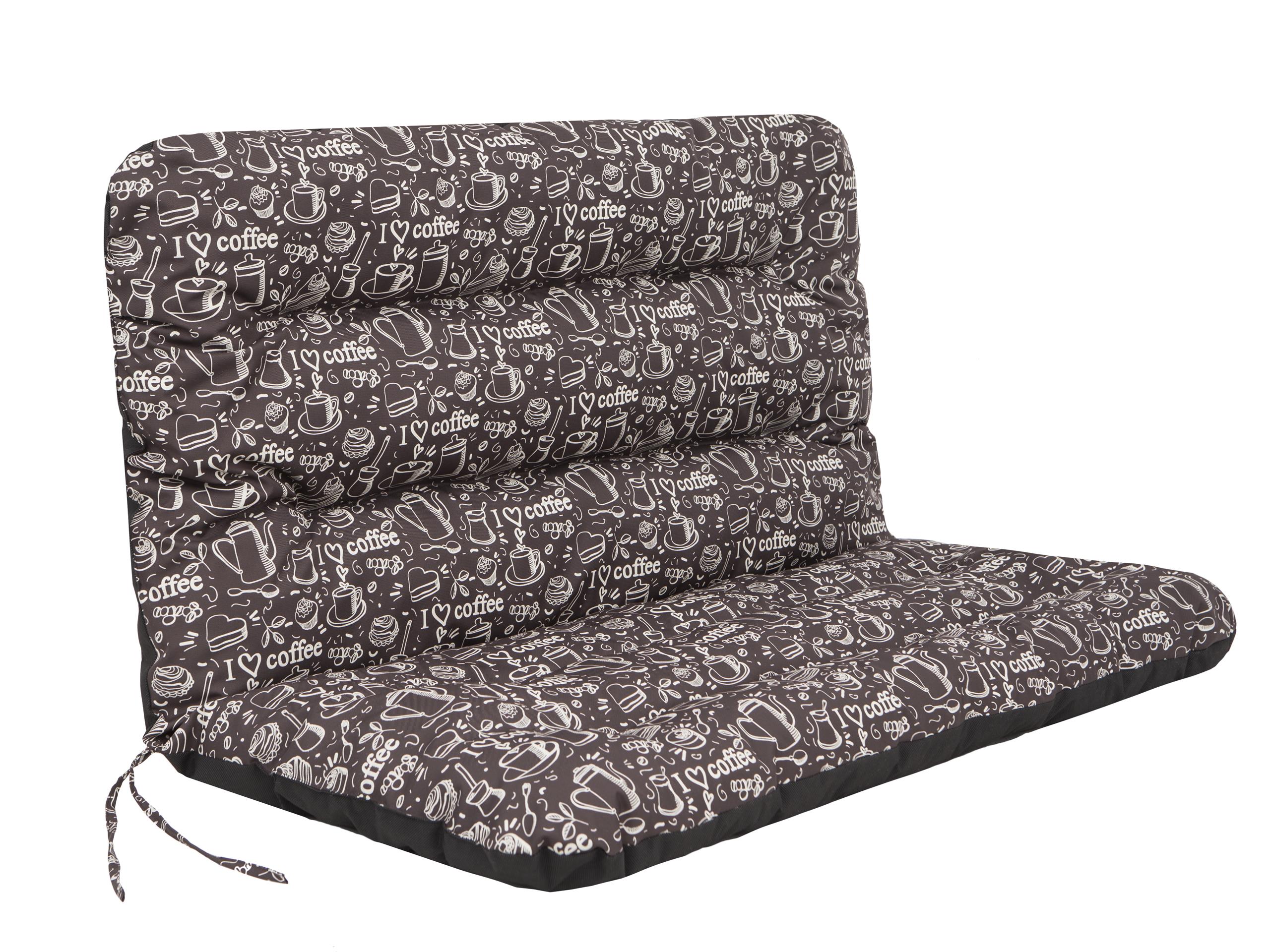 Poduška na hojdačku alebo záhradnú lavičku, hrubá, vodotesná poduška 120 cm