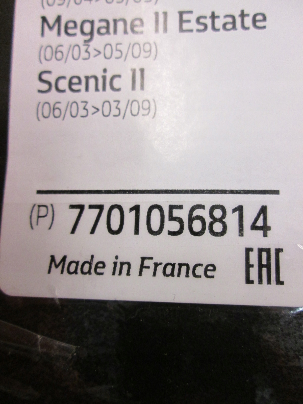 WYCIERACZKA PIÓRO RENAULT SCENIC 2 ORYGINAŁ TYŁ EAN (GTIN) 5904204800532