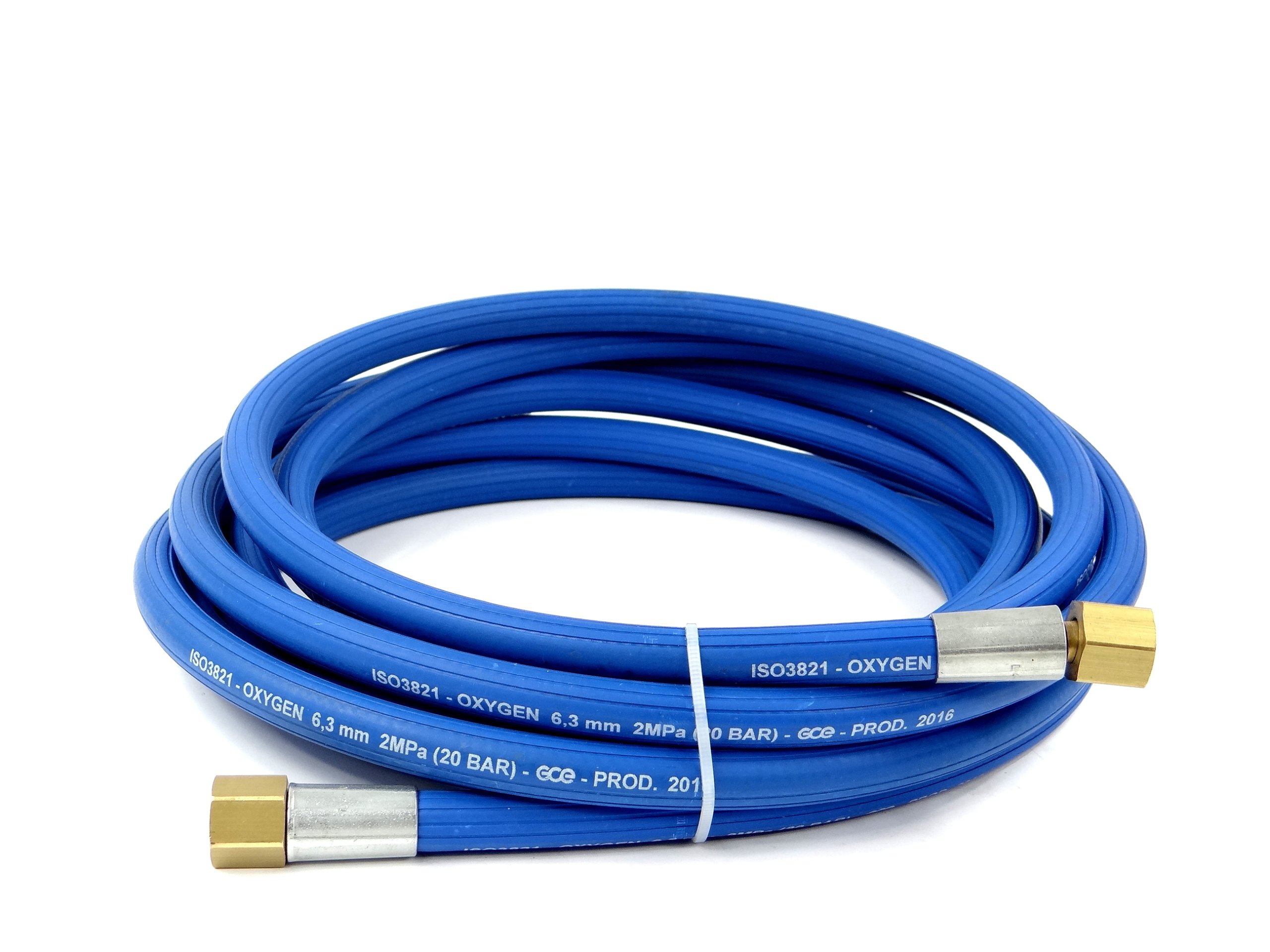 Gumová hadice Gce na kyslík Hořák Fi 6,3 mm 15 m