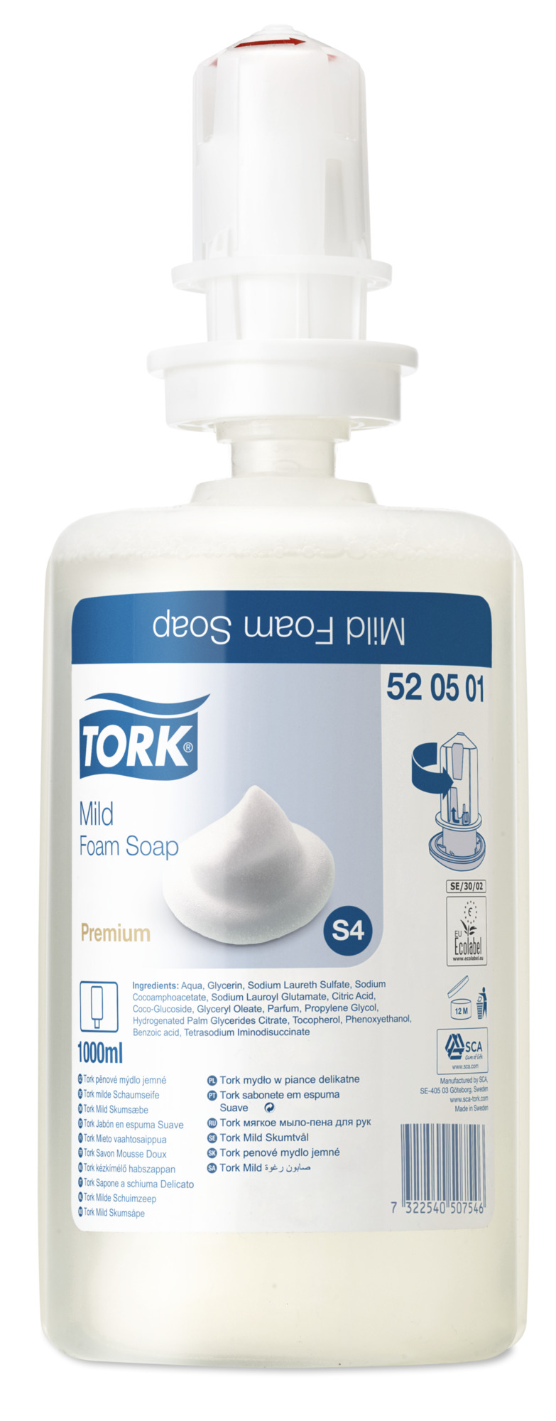 

Tork 520501 Delikatne mydło w pianie - 2500 dawek!
