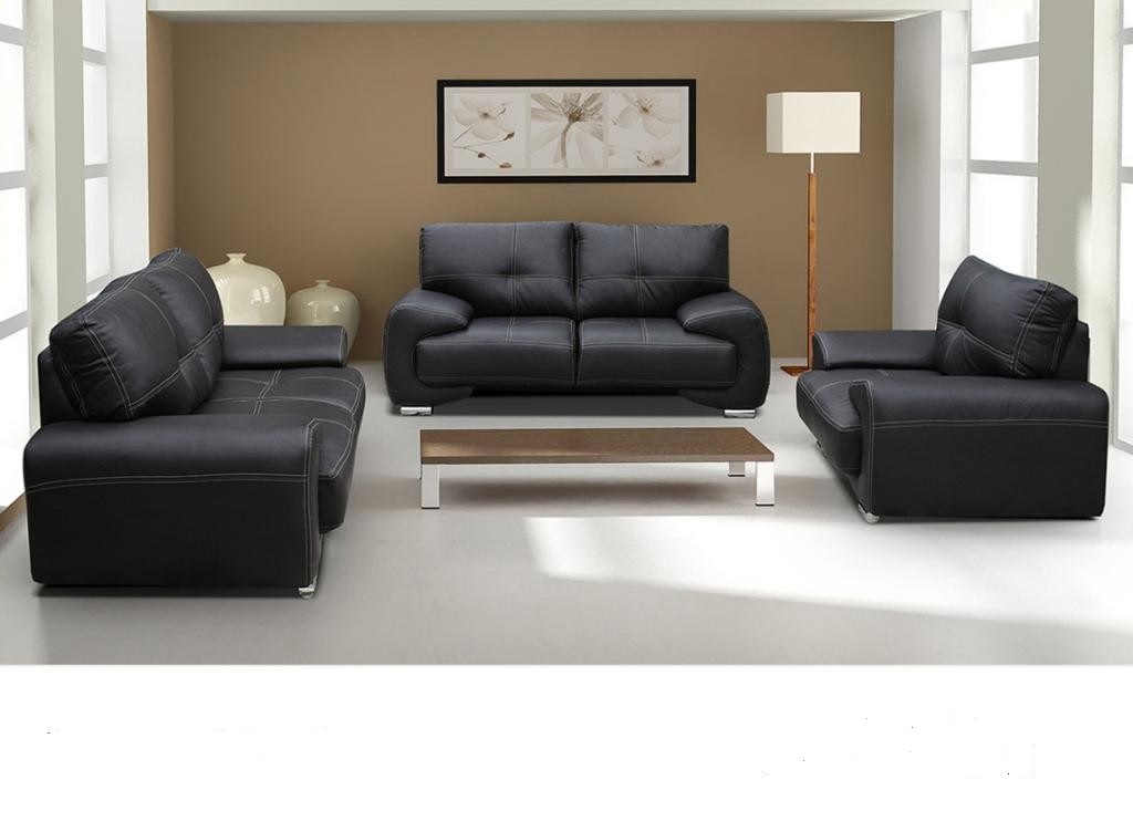 ZESTAW KOMPLET WYPOCZYNKOWY MEGA 3+2+1 CZARNY