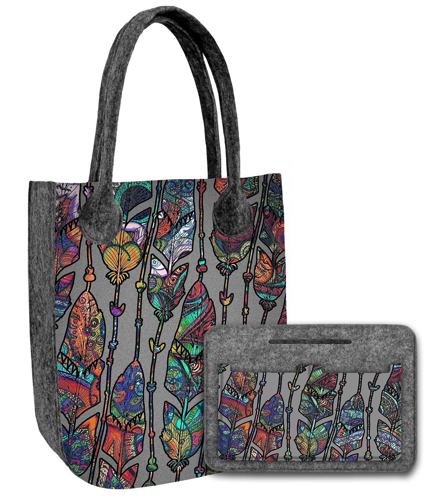 

Torba filcowa organizer zestaw Bertoni Boho