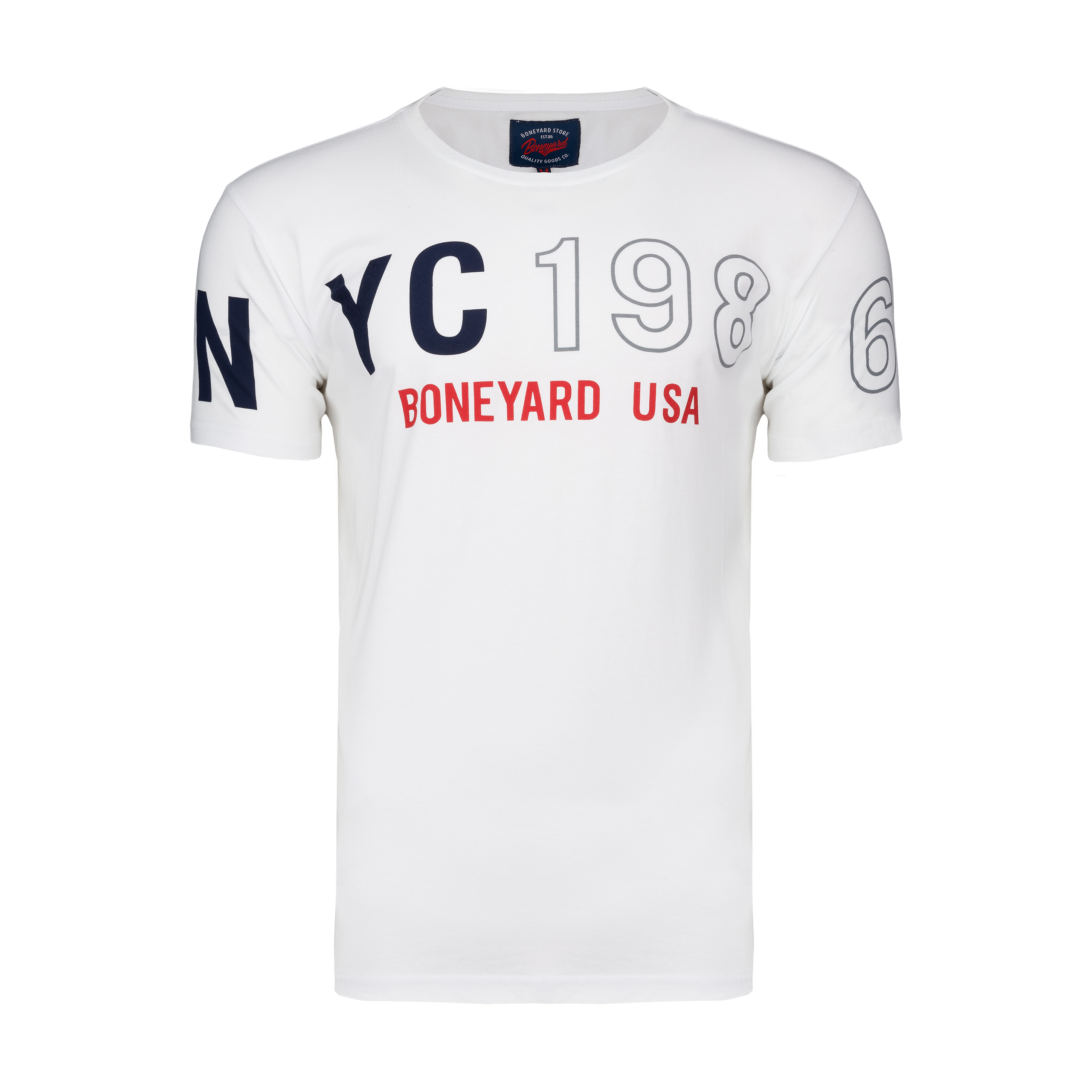 

Bone Yard bawełniana koszulka Nyc 1986 ____ L