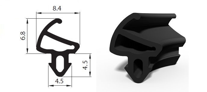Uszczelka uszczelki do okien okna okna PCV S-1150 Kod producenta S-1150