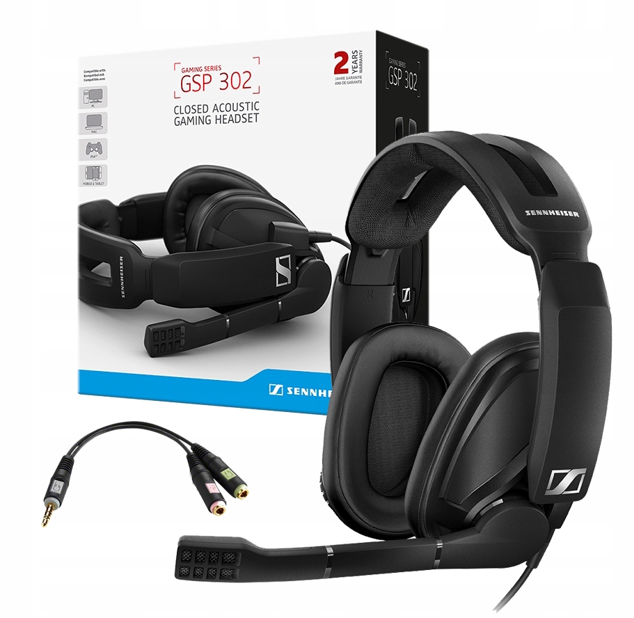 

Słuchawki gamingowe Sennheiser Gsp 302 + Pcv 05