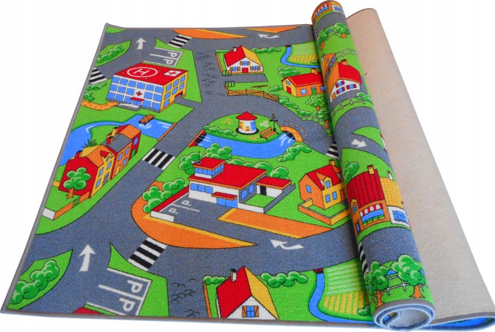 

Dywan Dziecięcy Mata Dzieci Ulic Drogi 200x200 2x2