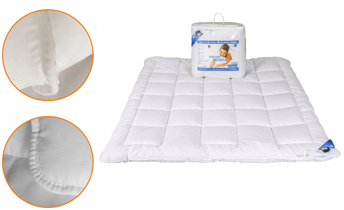 Kołdra Zimowa 140x200 na zimę MEDICAL DUO podwójna Marka AMW