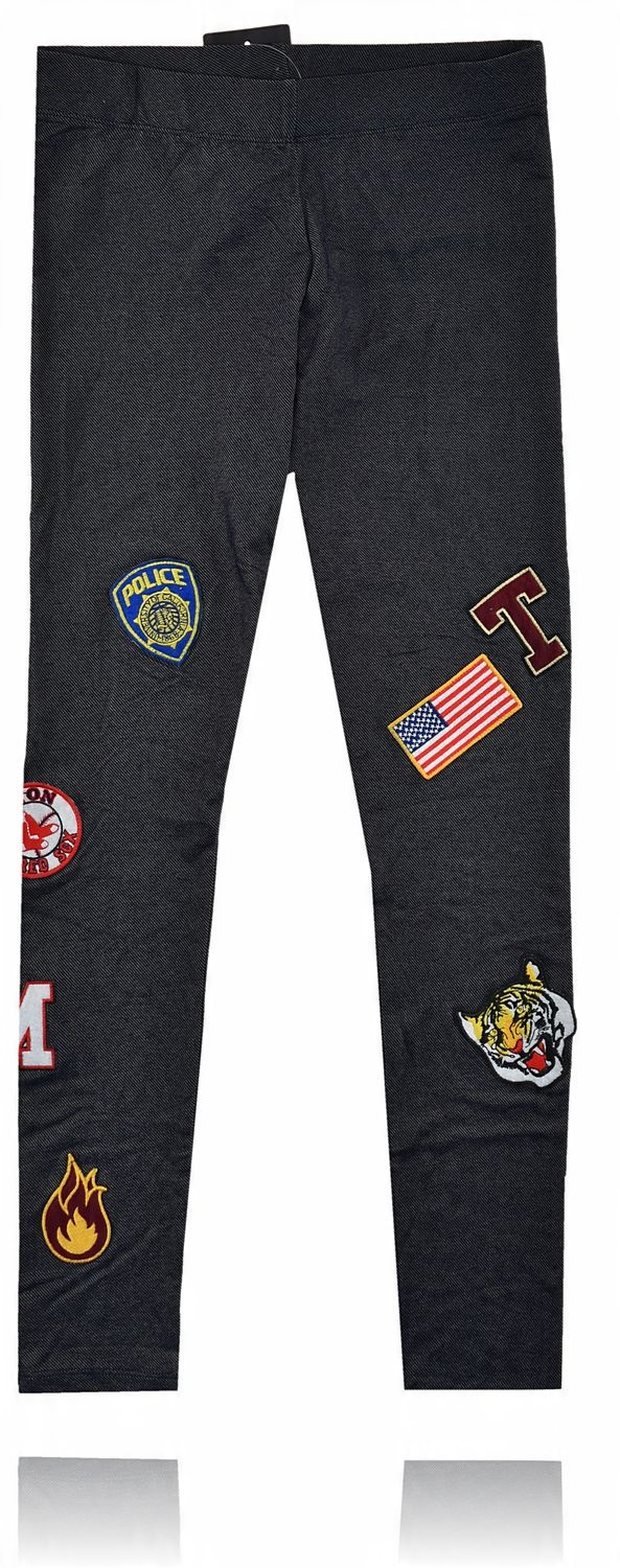 

Tezenis Calzedonia legginsy jeans naszywki S 36