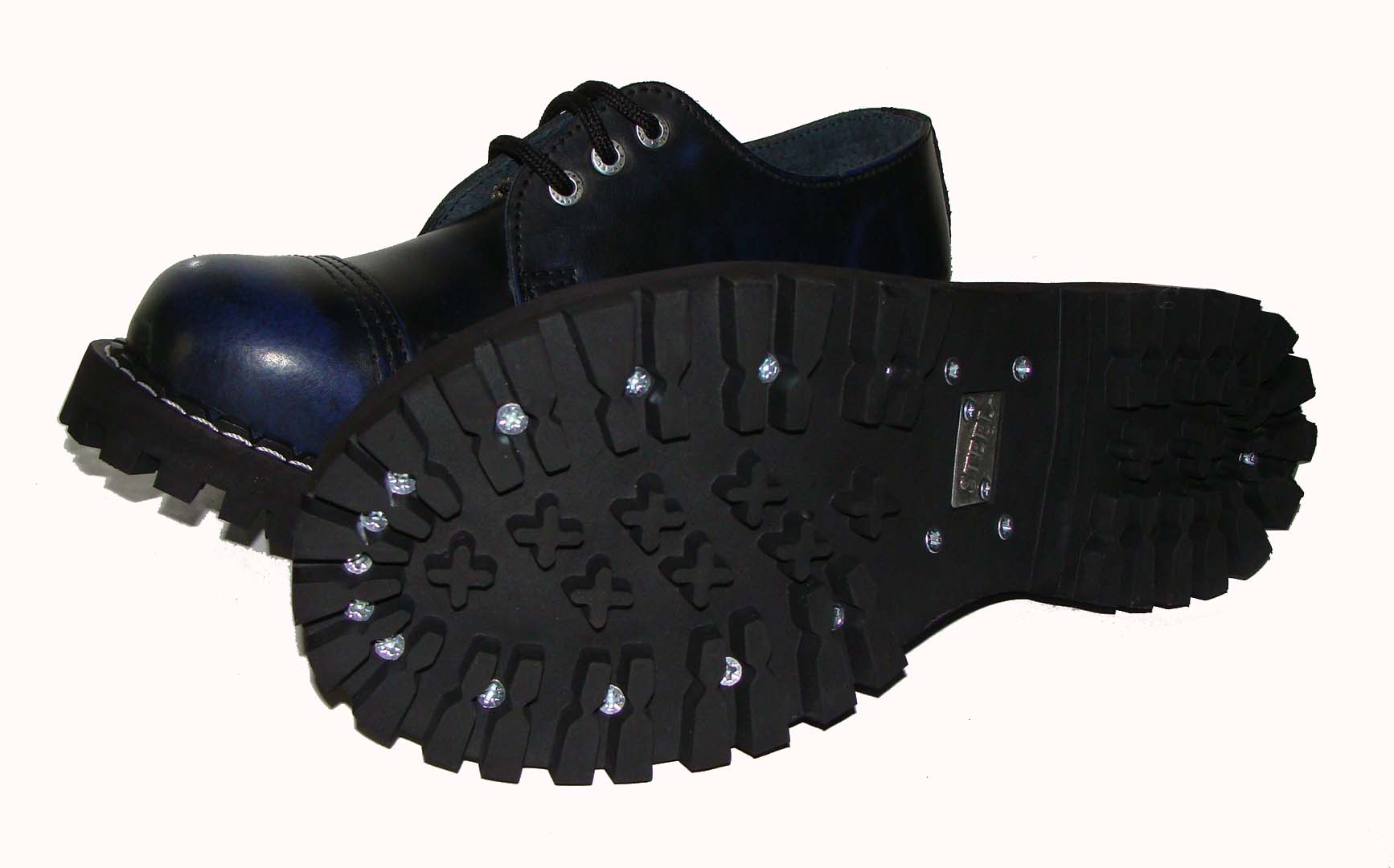 GIGA OKAZJA Niskie Glany STEEL Rozmiar 36 -SKÓRA- Rozmiar 36