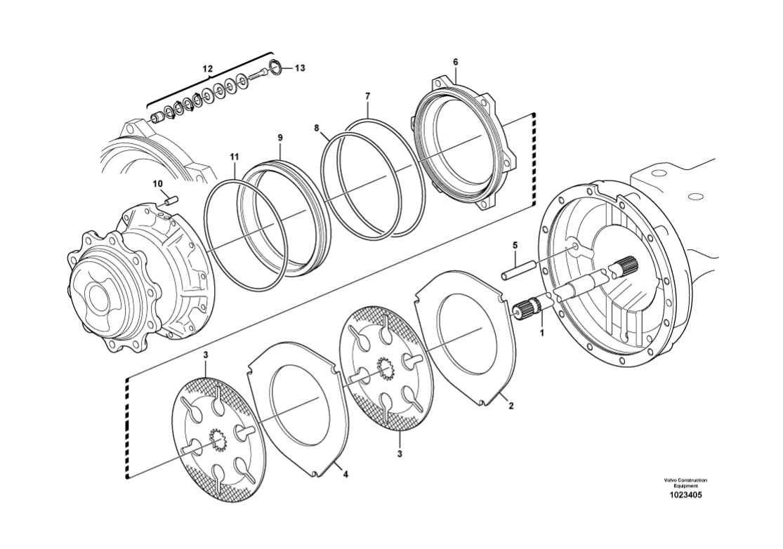 11716585 11716586 - КОМПЛЕКТ УПЛОТНИТЕЛЬНЫХ КОЛЕЦ ТОРМОЗНОГО ПОРШНЯ VOLVO BL71B