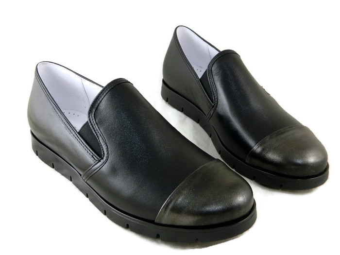 Výprodej $$$ RIC-1945 Stylové Mokasíny Tenisky Slip On Přírodní Kůže 38