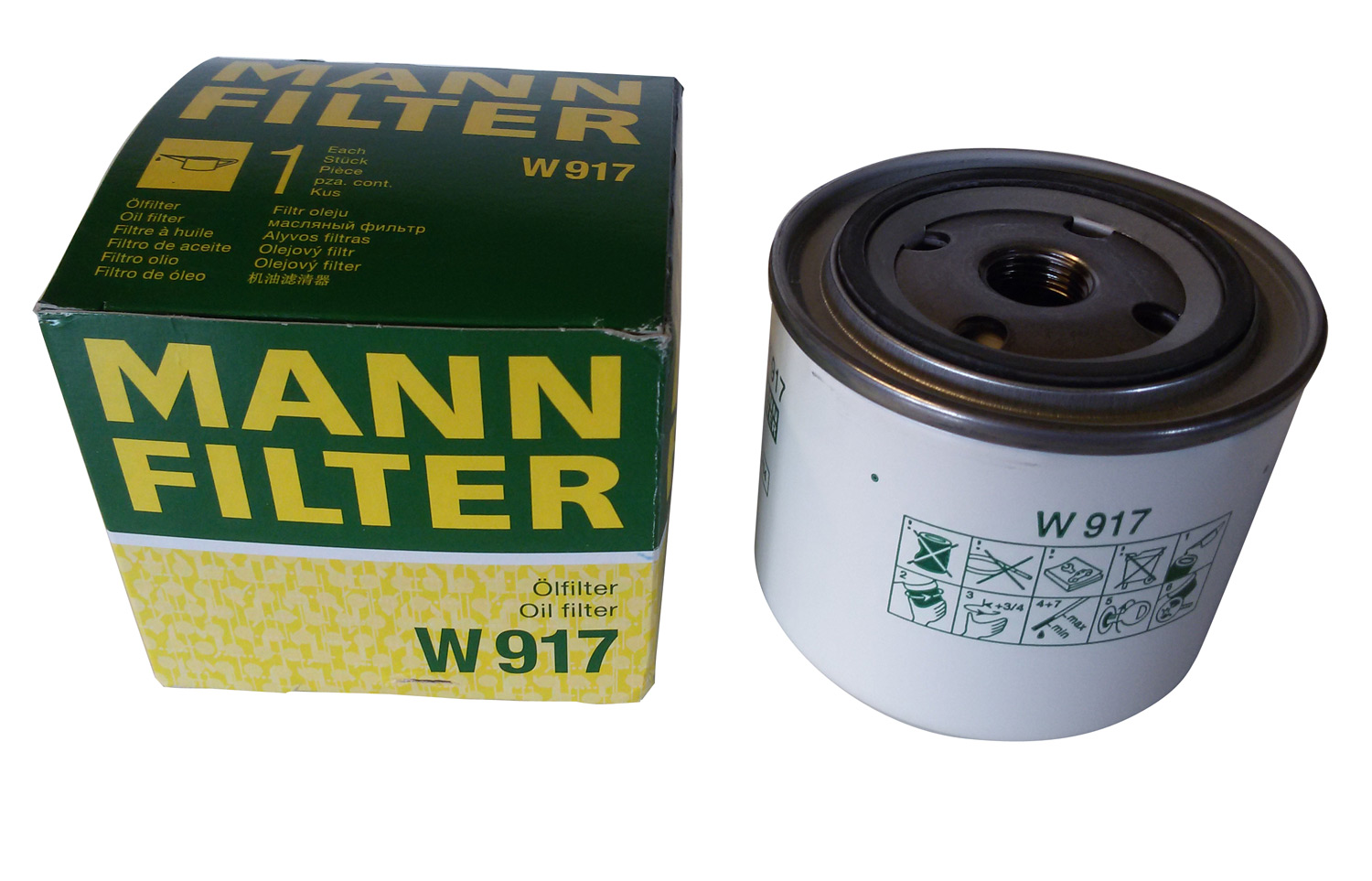 

Mann Filtr Oleju W917 Volvo 850 V70 C70 S70 V40