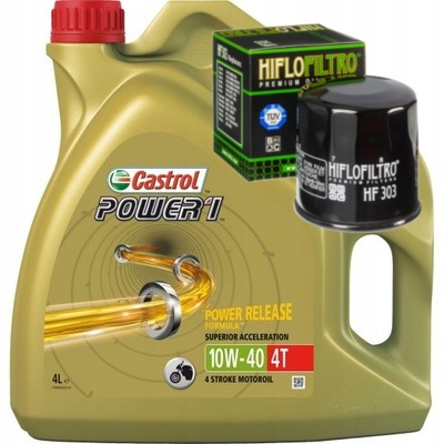 

Olej Castrol POWER1 Filtr Hf 303 Honda Kawasaki