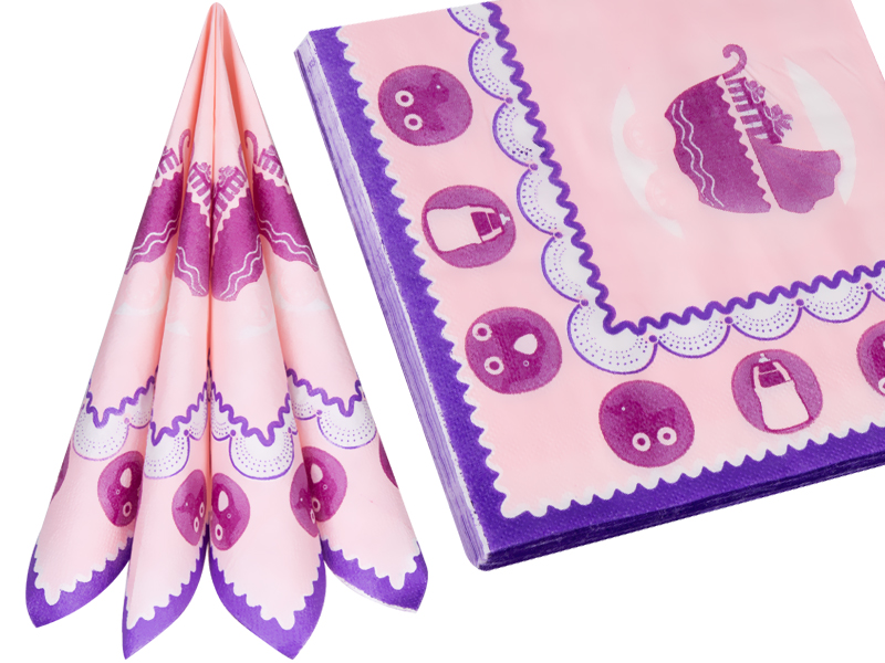 

Serwetki Składane 20szt Baby Shower Roczek BS10