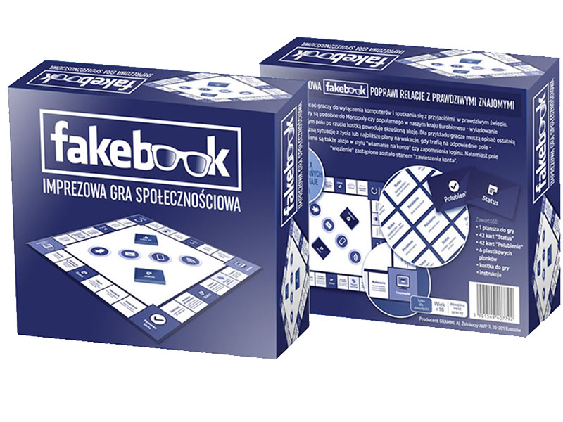 

-30% Fakebook Imprezowa gra planszowa jak Facebook