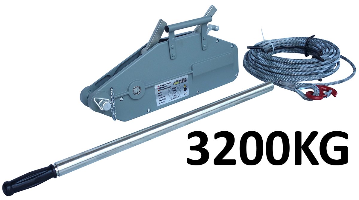 ЛЕБЕДКА КАНАТНАЯ ЛЕБЕДКА КРАН 3200KG 3.2 T 20M