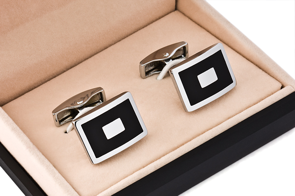 ELEGANCKIE SPINKI + PUDEŁKO Spinka Metalowa do Mankietów do Koszuli skp9-8 EAN (GTIN) 5904257031563