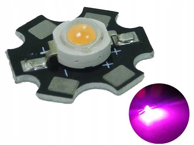 Dioda POWER LED 3W EPISTAR FULL SPECTRUM, 45mil, PCB Marka Epistar