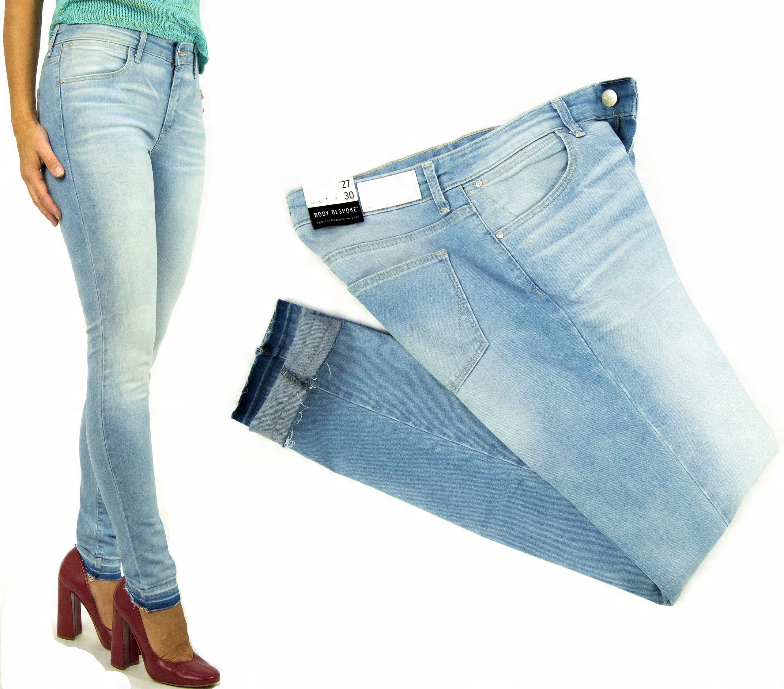 

Wrangler Skinny SunKissed spodnie jeansy W31 L34