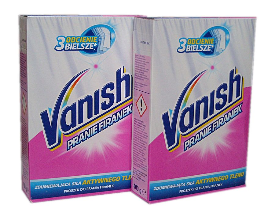

2 x Vanish proszek do prania firan wybielający