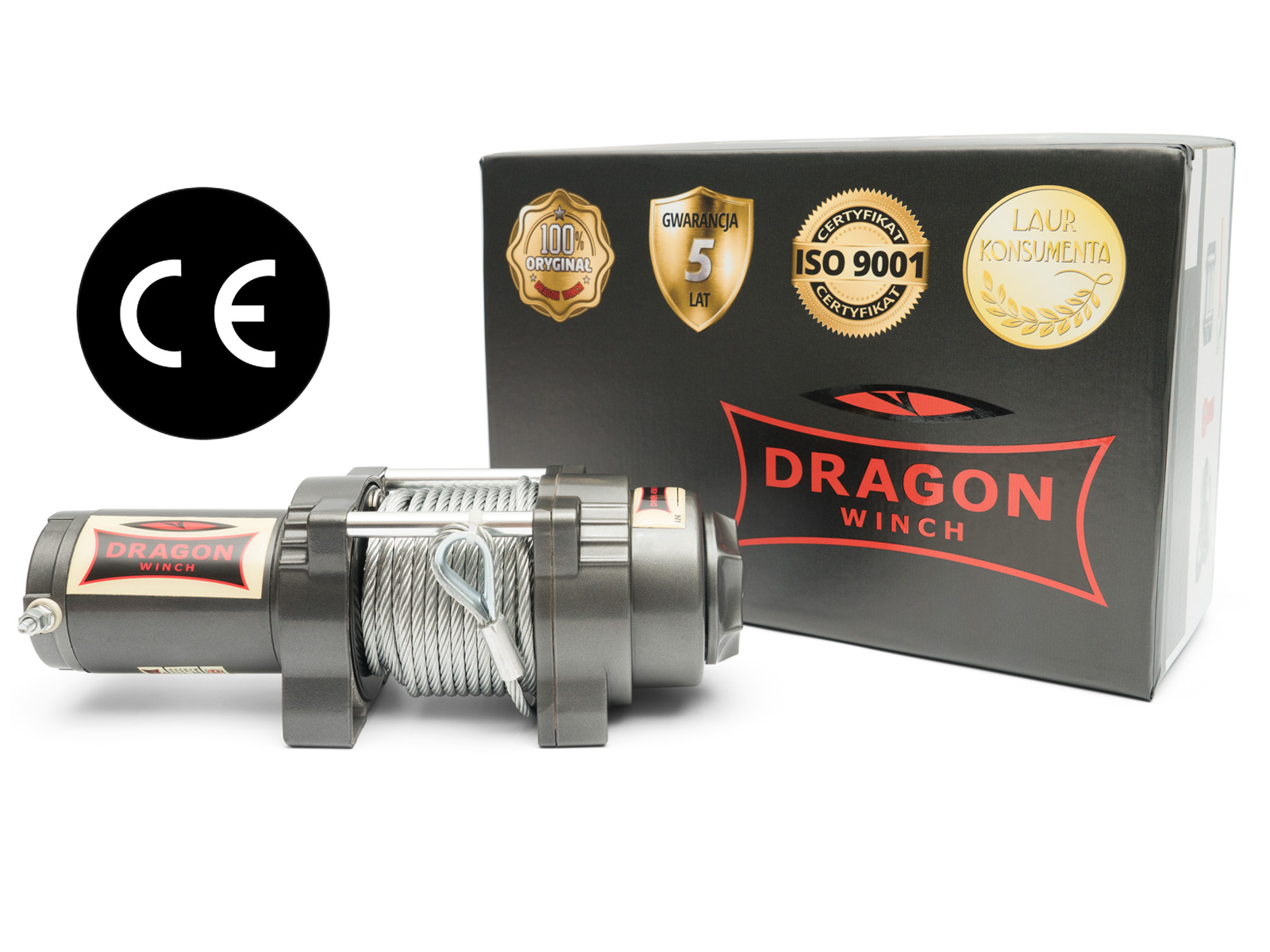 WYCIAGARKA ELEKTRYCZNA DRAGON 4500lbs 2 2T 4 4Tony Model HIGHLANDER DWH4500HD