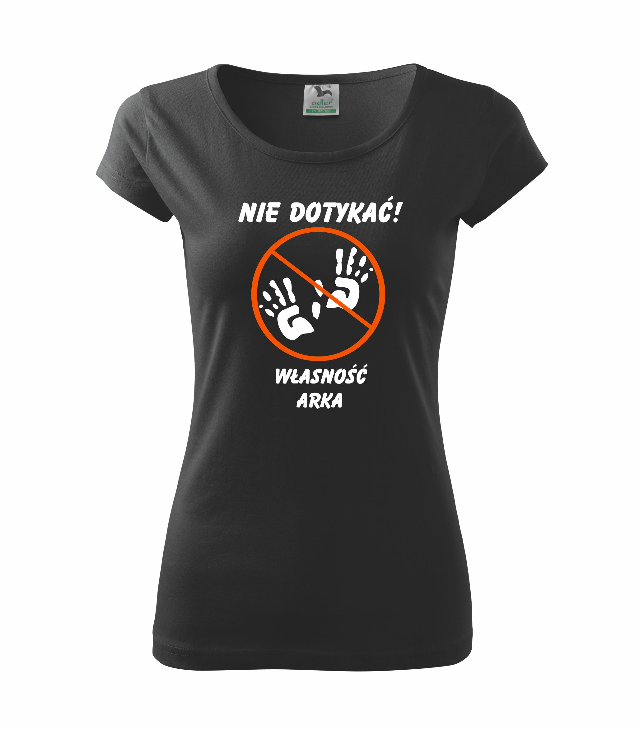 

Koszulka nadruk nie dotykać Twoje imię L