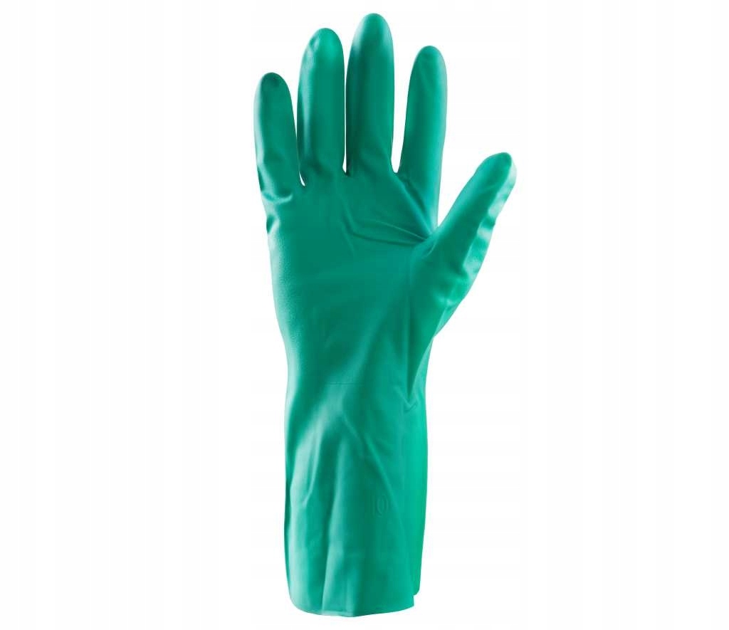 12 x chemické rukavice Summitech Sumigreen Pro. GT-F-07 C velikost 8 Rusg
