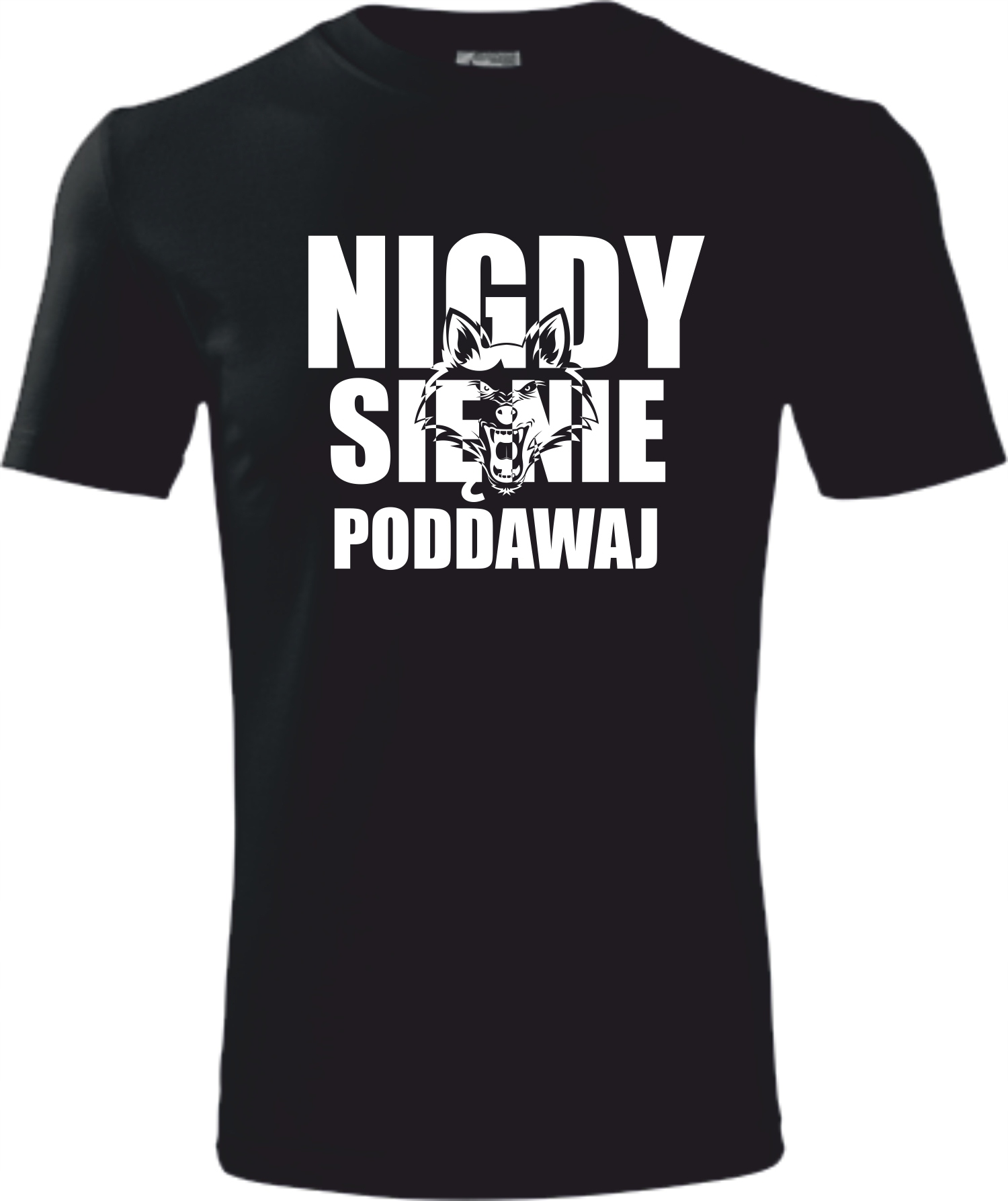 

Koszulka Patriotyczna Nigdy Się Nie Poddawaj Wilk
