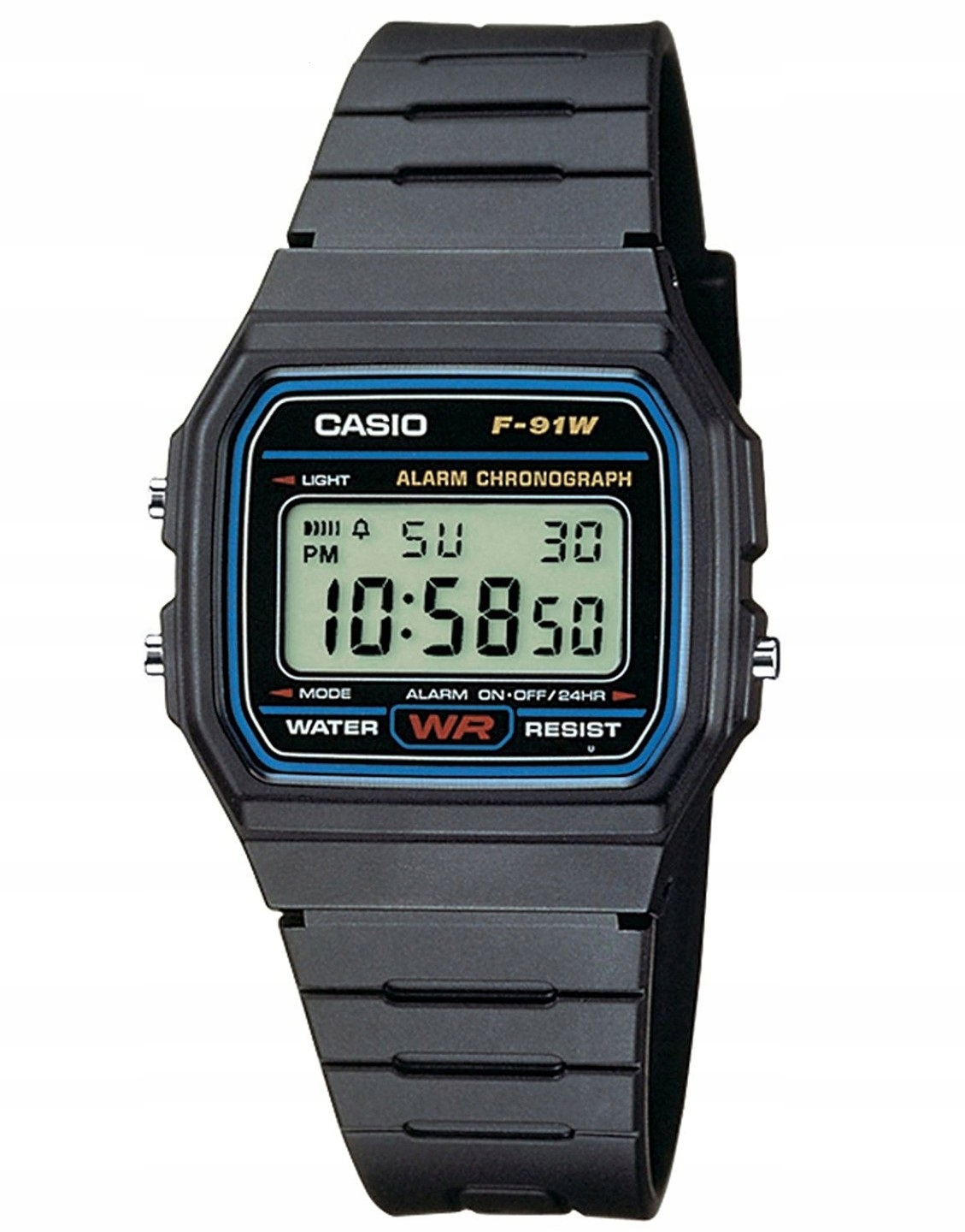 

Zegarek Cyfrowy Casio F91W-1CR Wodoszczelny