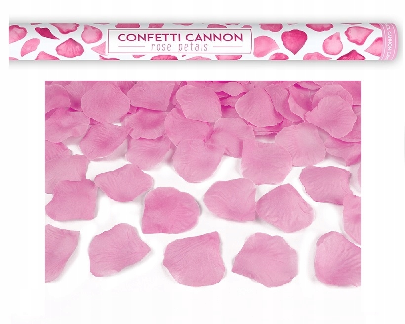 Tuba tuby z serduszkami czerwone serca ŚLUB 60cm Kolor dodatkowy czerwony