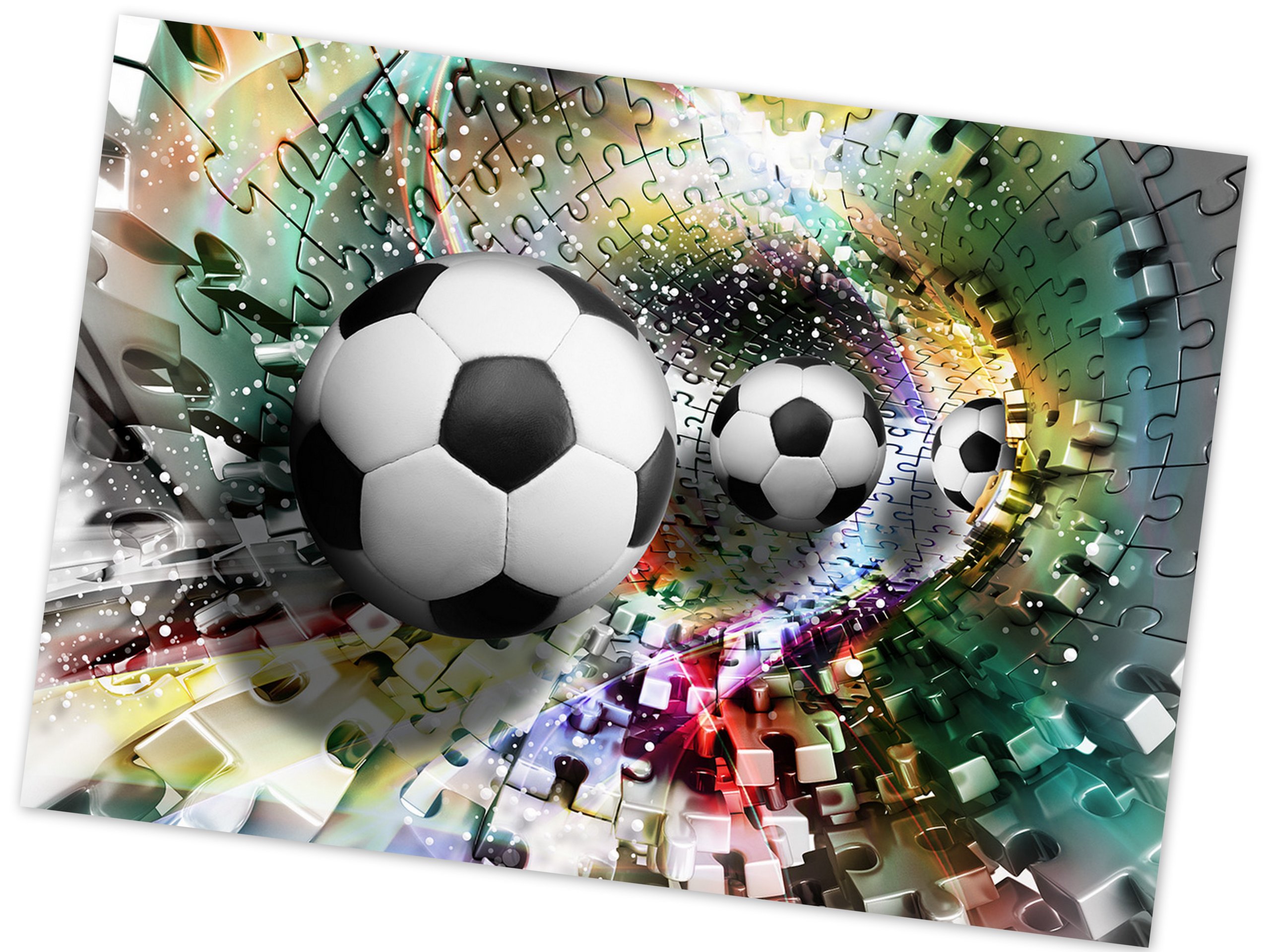 

Fototapeta 3D Piłka Tunel Puzzle 254x184 Flizelina