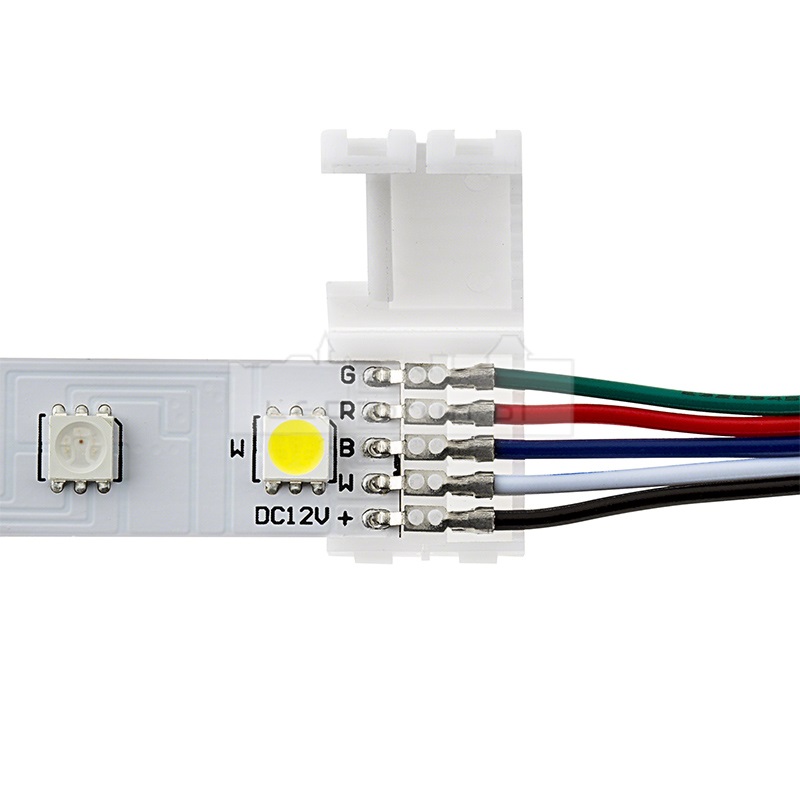 5x ZŁĄCZKA POJEDYNCZA RGBW LED SMD 5050 12mm CLICK Kod producenta clickRGBW12z1k