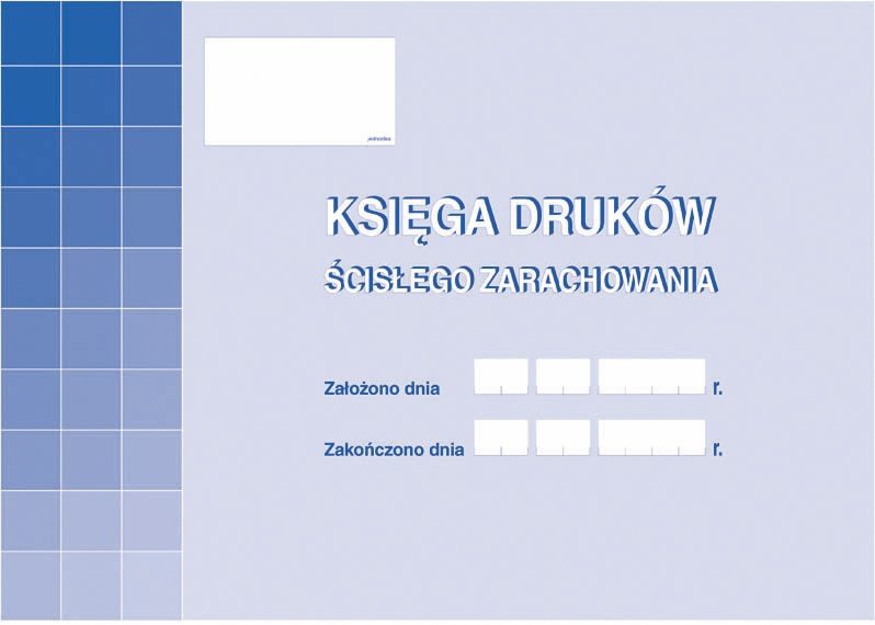 

Księga Druków Ścisłego Zarachowania 40str A4 710-1