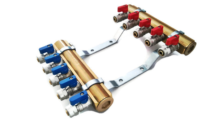 ROZDĚLOVAČ11 Mosazný Ventil Spojky Pex 16 Odp