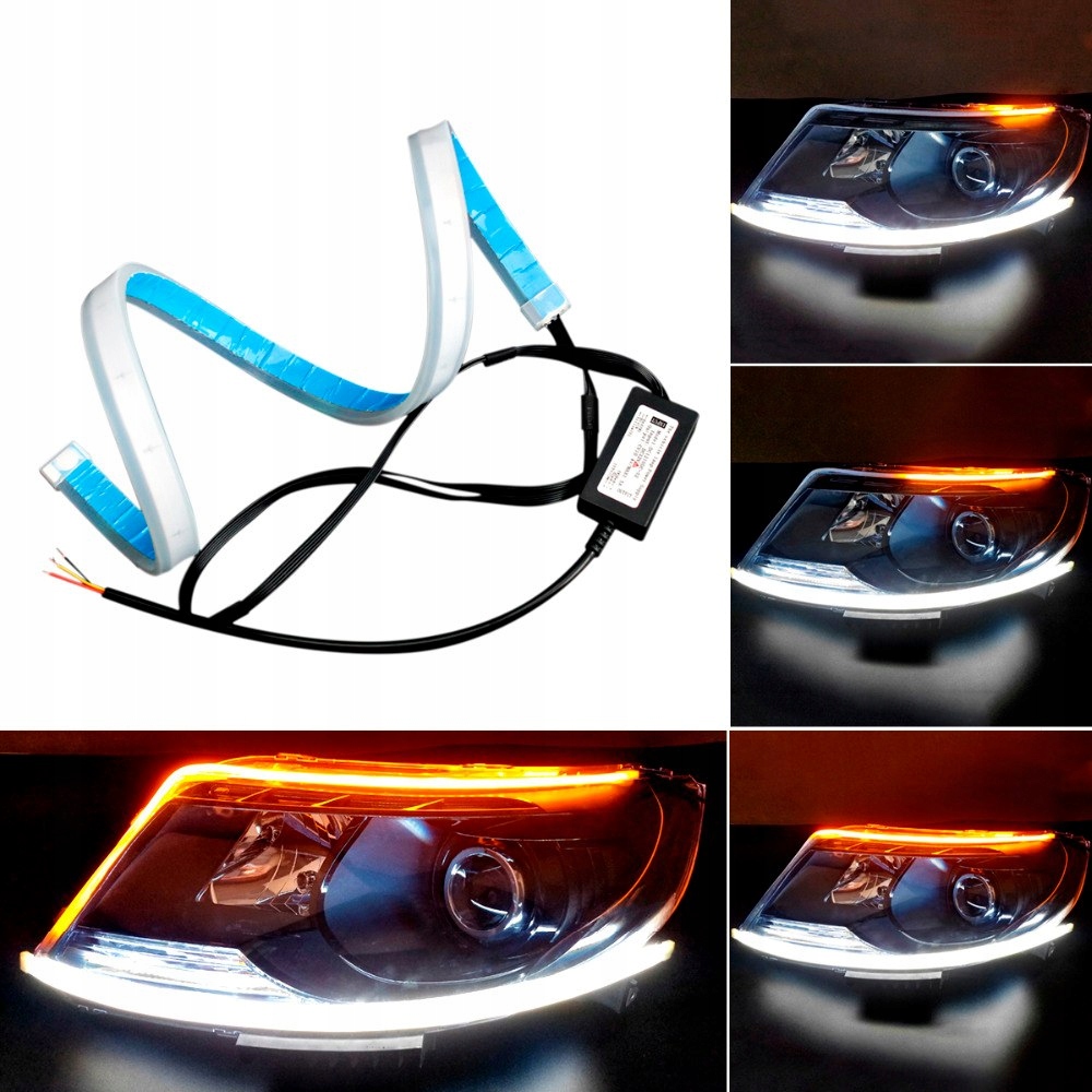 SWIATLA DRL LED PLYWAJACY KIERUNKOWSKAZ DYNAMICZNE Weight with packaging 0 7 kg