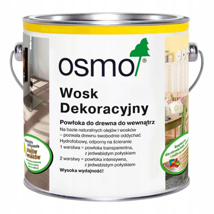 Osmo 3119 Dekoratívny vosk 2,5 l Silky šedý