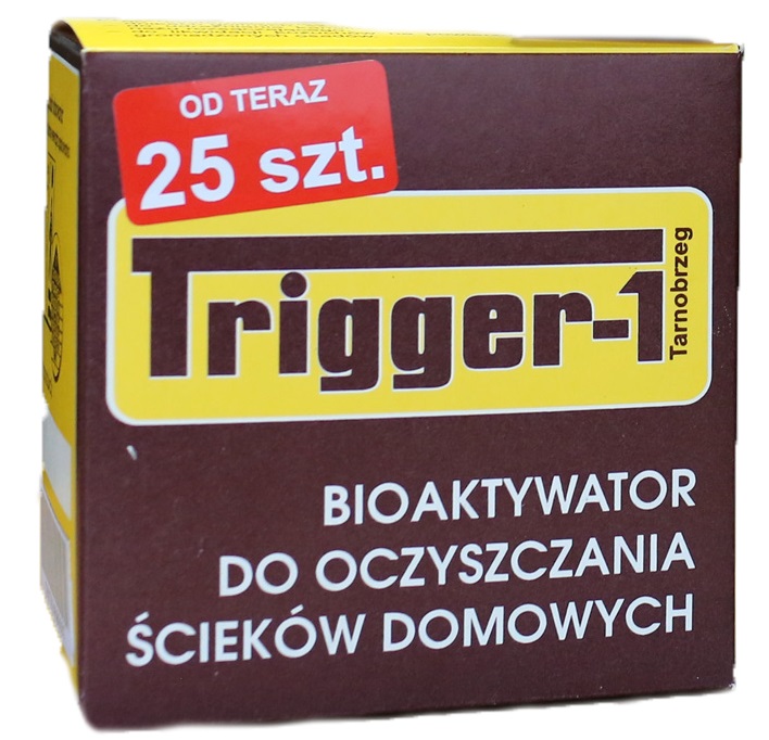 

TRIGGER-1 25 szt. Oczyszczalnie szamba bakterie