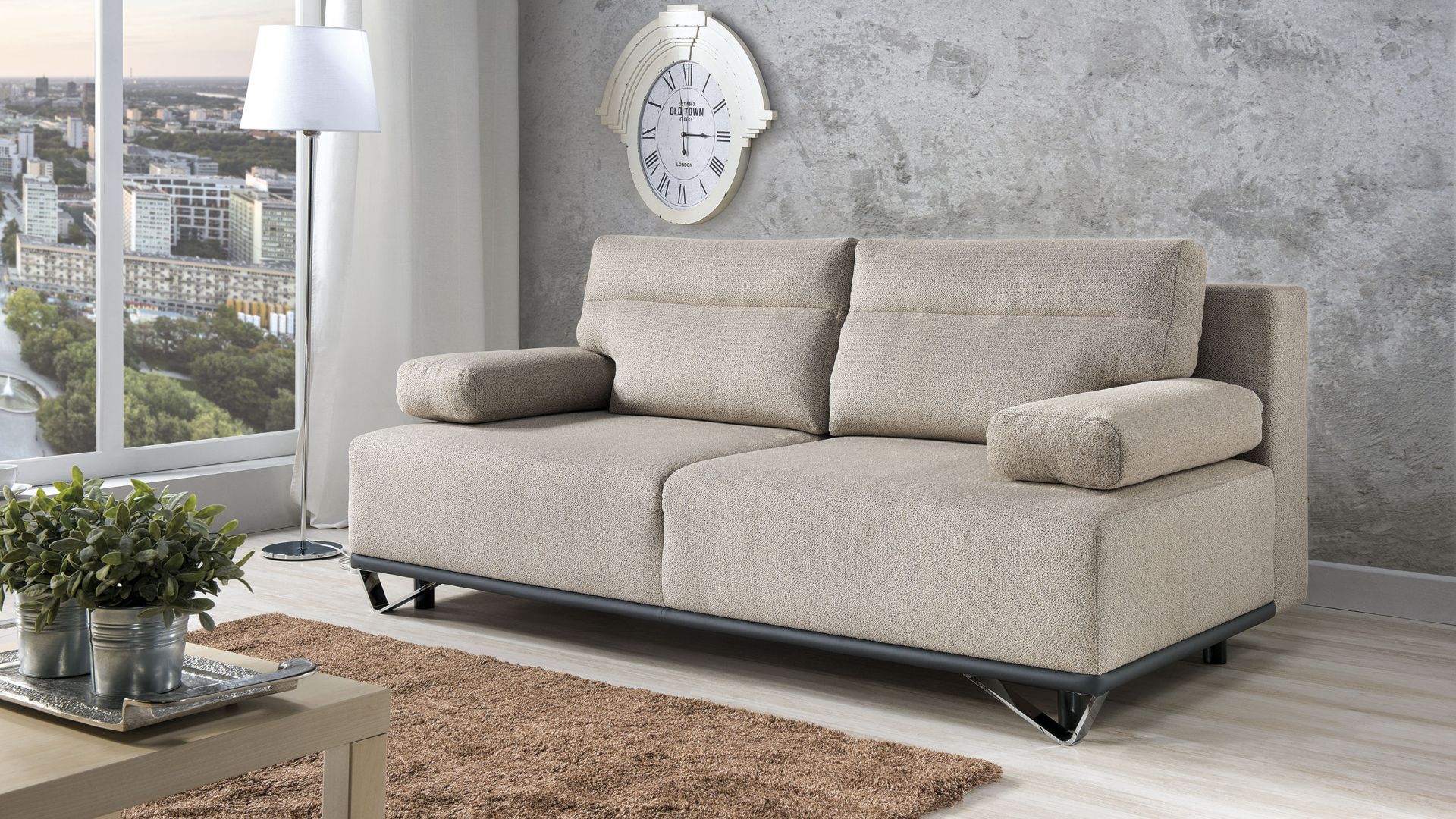 LIBRO Sofa Kanapa rozkładana CHESTER 3FBA Nowość Wielkość trzyosobowa
