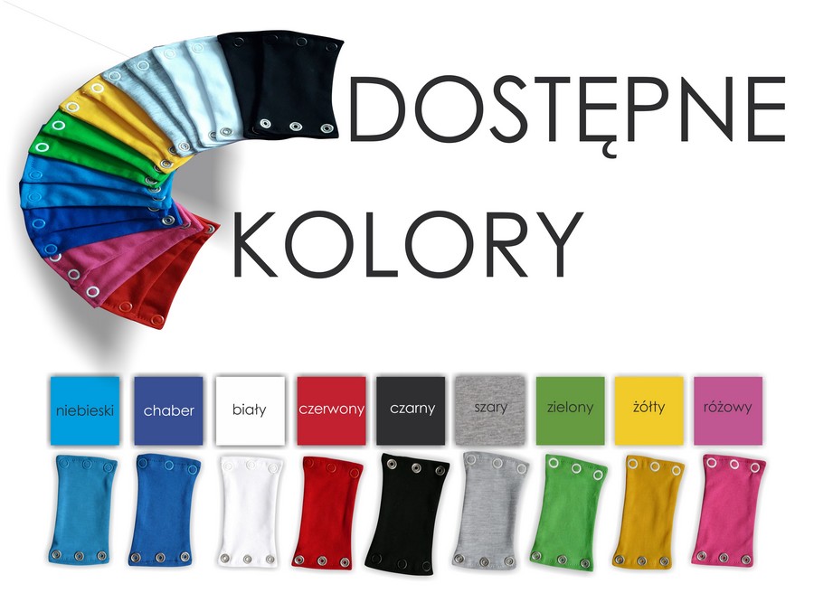 PRZEDŁUŻACZ DO BODY 9 KOLORÓW 3 NAPKI PRZEDŁUŻKA Marka Inna marka