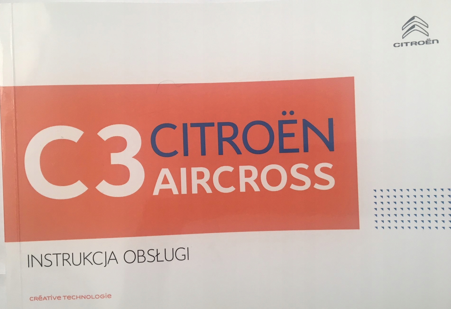Citroen C3 aircross polska instrukcja obsługi 2017-