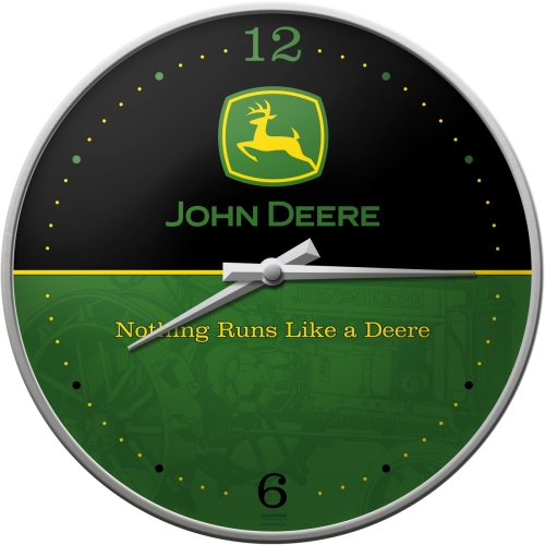 

Zegar ścienny John Deere metal+szkło
