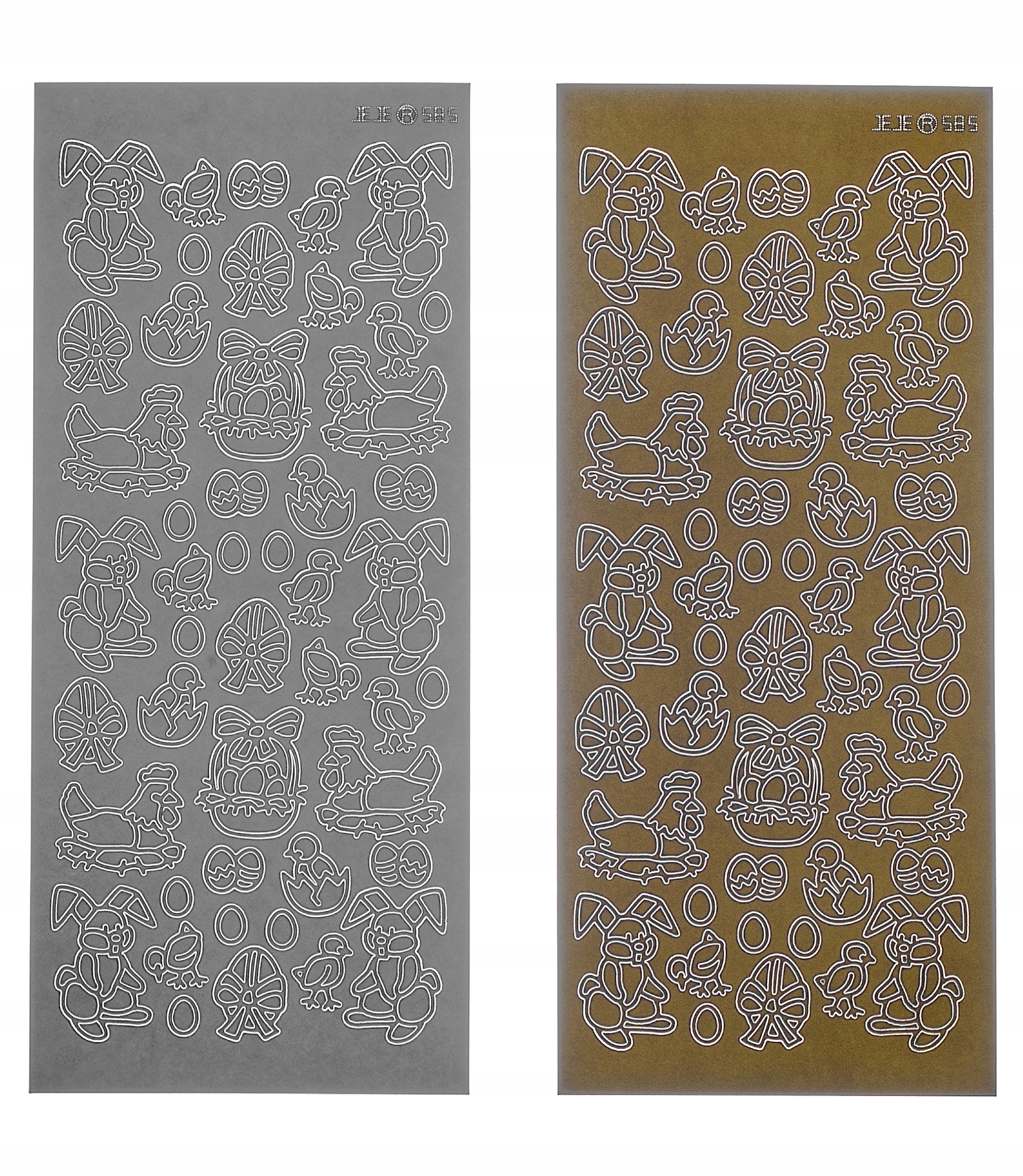 STICKERSY NAKLEJKI WIELKANOC nr JO-218 Wykończenie papieru nie dotyczy