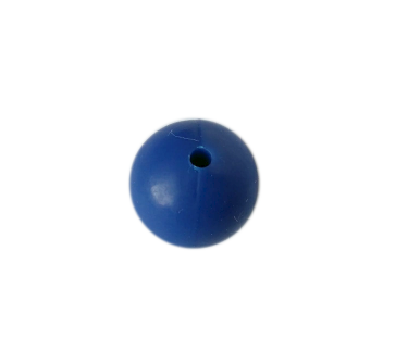 1szt. koralik silikonowy 19mm granatowy
