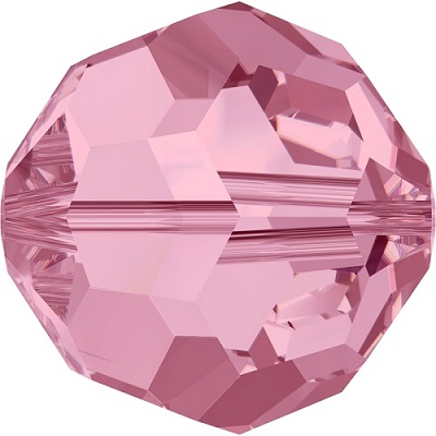 Swarovski 5000 Round Light Rose 12mm