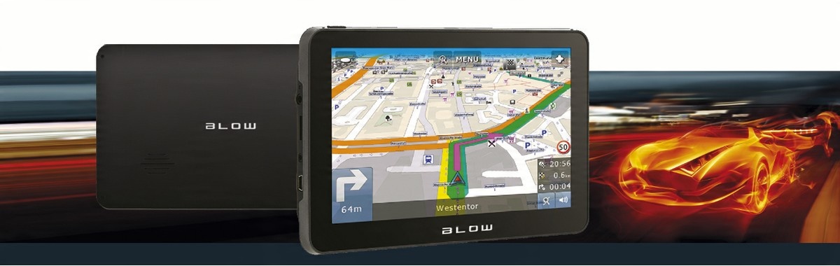 Навигация удар GPS720 7 дюймов карты ЕС RU Bluetooth охват включенной карты Европа